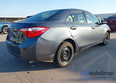 2016 Toyota Corolla Le из США, поврежденный, VIN 2T1BURHE2GC596407